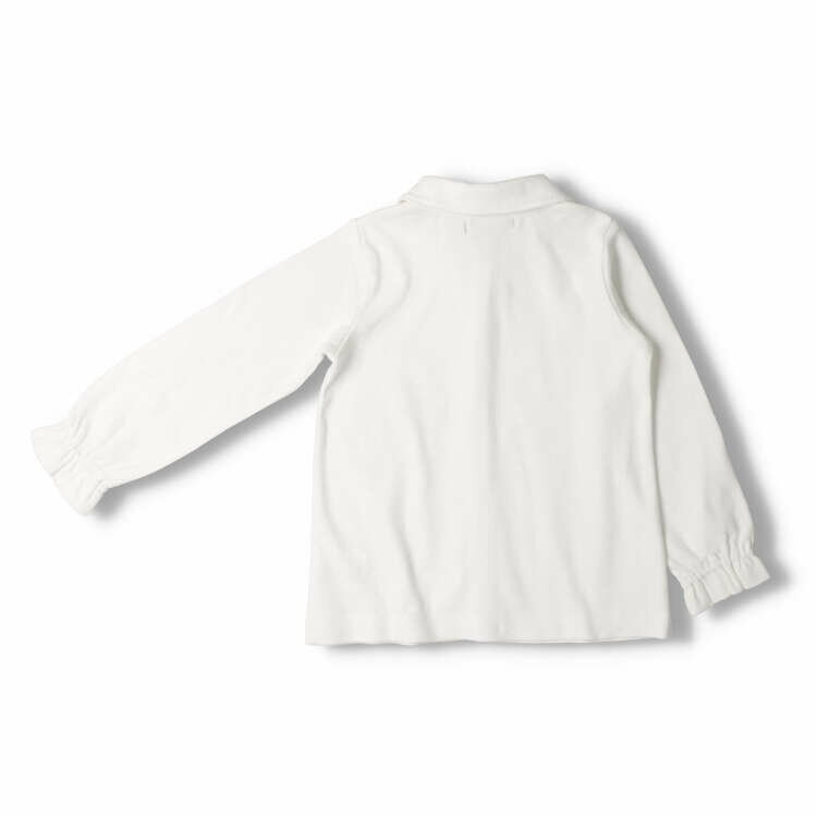 【24秋冬セール50%OFF】子供服 moujonjon (ムージョンジョン) 衿お花刺繍・レース...