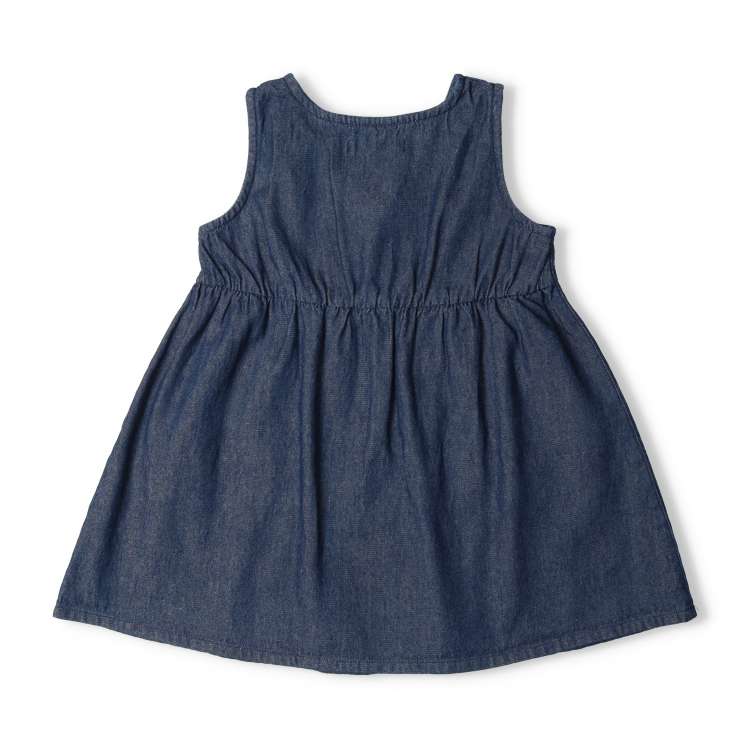 【25秋冬セール50％OFF】子供服 moujonjon (ムージョンジョン) デニムジャンパース...