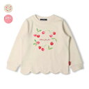 【24秋冬セール20%OFF】子供服 moujonjon (ムージョンジョン) チェリー・ユニコーン裏毛トレーナー・スウェット 80cm 90cm 100cm ...