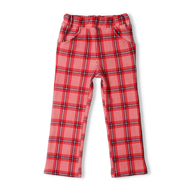 【25秋冬セール40％OFF】子供服 moujonjon (ムージョンジョン) ドット・チェック柄爆温裏起毛長パンツ・長ズボン 80cm 90cm 100cm 110cm 120cm 130cm 140cm M65010 marutaka-10037561 こどもの森 e-shop メーカー直営 サンプル画像3
