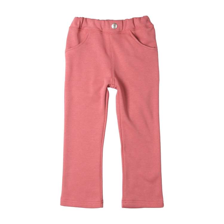 【期間限定20％ポイントバック】7/4 20:00~7/11 9:59まで！【25秋冬セール50％OFF】子供服 moujonjon (ムージョンジョン) 爆温裏起毛無地ストレート長パンツ 80cm?140cm M87006 marutaka-10036635 こどもの森 e-shop メーカー直営 サンプル画像3