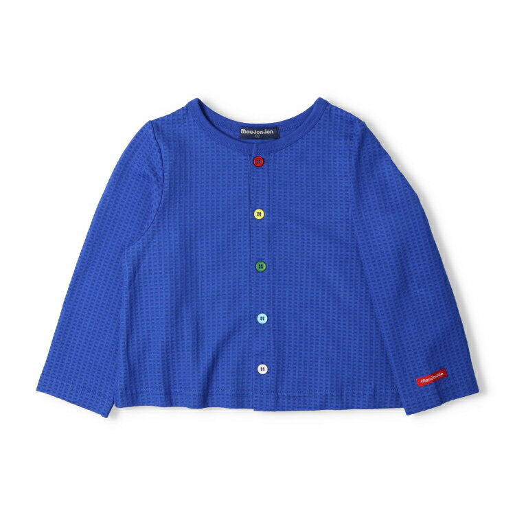 【25夏セール37％OFF】子供服 moujonjon (ムージョンジョン) UVカット加工無地長袖...