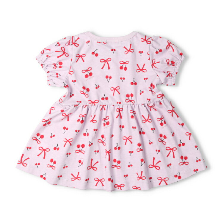 【25夏セール45％OFF】子供服 moujonjon (ムージョンジョン) リボン・さくらんぼ総...