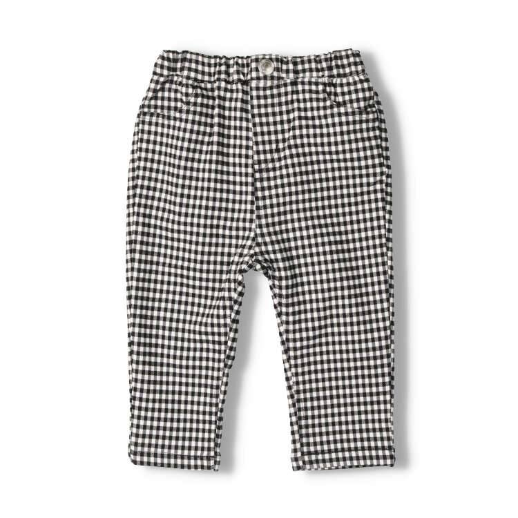 【24夏セール50%OFF】子供服 moujonjon (ムージョンジョン) 無地・ギンガムストレ...