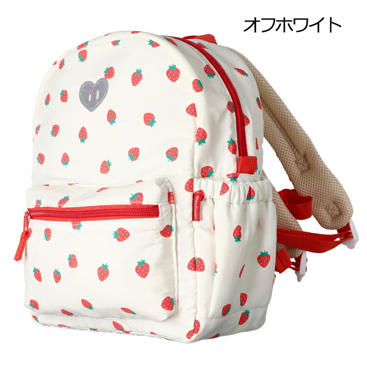 子供服 moujonjon (ムージョンジョン) いちご・車総柄リュック S M L M17601