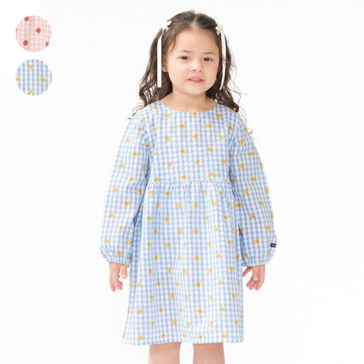 楽天市場】ギンガムチェック ワンピース（カラーブルー）（キッズ