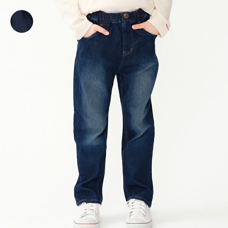 子供服 moujonjon (ムージョンジョン) パウダーストレッチデニムパンツ 90cm 100cm...