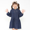 子供服 moujonjon (ムージョンジョン) デニムティアード長袖ワンピース 90cm~140cm M86300