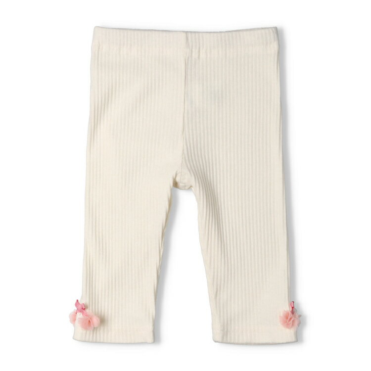 【25夏セール37％OFF】子供服 crescent (クレセント) 裾リボン付き6分丈レギンス 8...