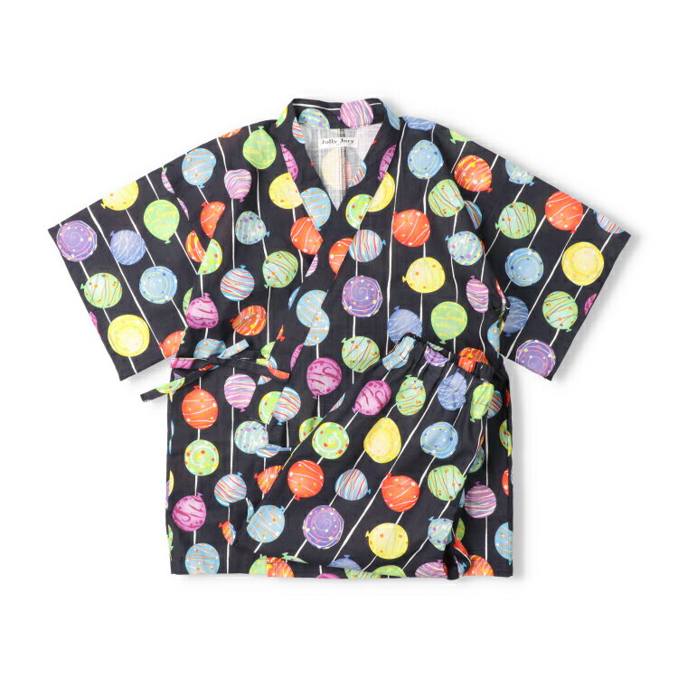 子供服 JollyJury (ジョリージュリー) 【WEB限定】水風船柄甚平 140cm 150cm 160cm N36788