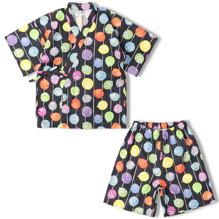 子供服 JollyJury (ジョリージュリー) 【WEB限定】水風船柄甚平 140cm 150cm 160cm N36788