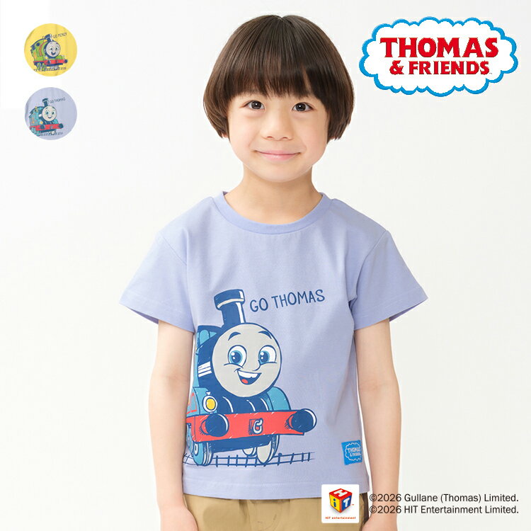 子供服 crescent (クレセント) きかんしゃトーマス半袖Tシャツ 80cm 90cm 100cm 11...