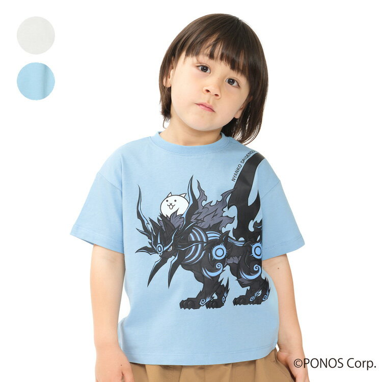 Rakuten - 子供服 JollyJury (ジョリージュリー) 【WEB限定】にゃんこ大戦争/Tシャツ 100cm 110cm 120cm 130cm N36894