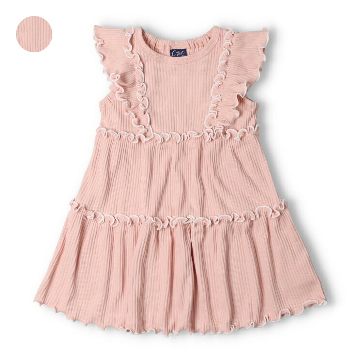 子供服 crescent (クレセント) ティアードワンピース 80cm 90cm 100cm 110cm 120cm 130cm N44388