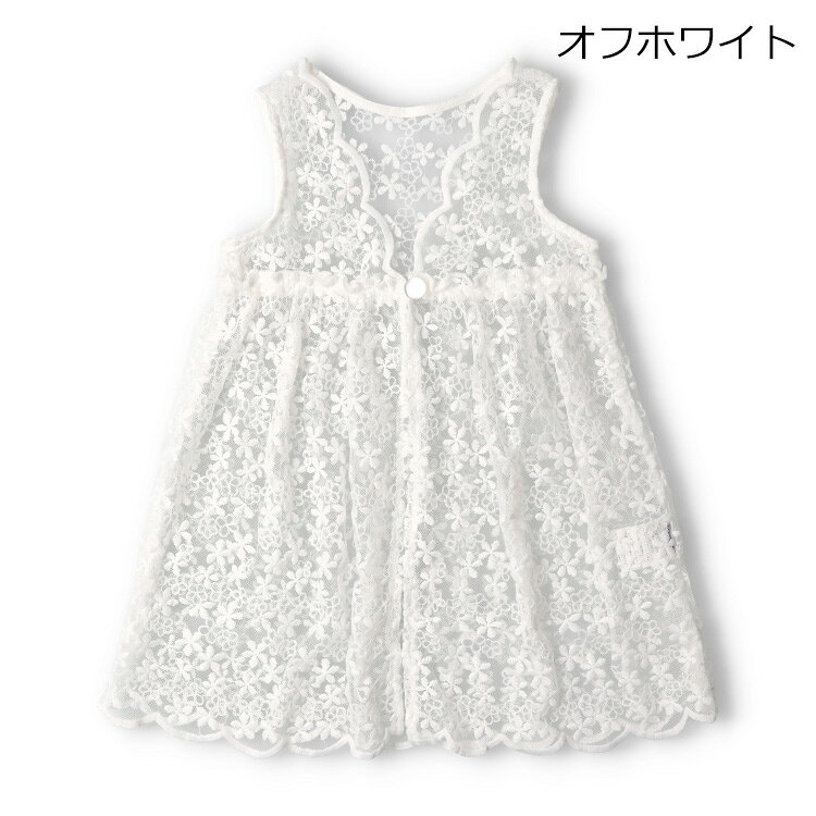 【26夏セール50%OFF】子供服 crescent (クレセント) 花柄レースワンピース・キャミソール 80cm 90cm 100cm 110cm 120cm 130cm N44396 marutaka-10038334 こどもの森 e-shop メーカー直営 サンプル画像2