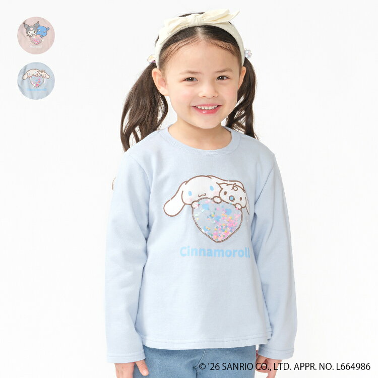 【26春夏セール20％OFF】子供服 crescent (クレセント) サンリオキャラクター裏毛トレーナー・スウェット 90cm 100cm 110cm 120cm 130cm N26690