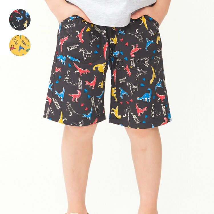 Rakuten - 子供服 JollyJury (ジョリージュリー) 恐竜総柄ハーフパンツ 80cm 90cm 100cm 110cm 120cm 130cm N37189