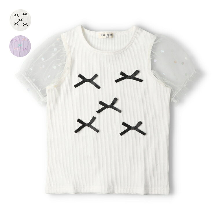 子供服KIDSFORESTリボン付...