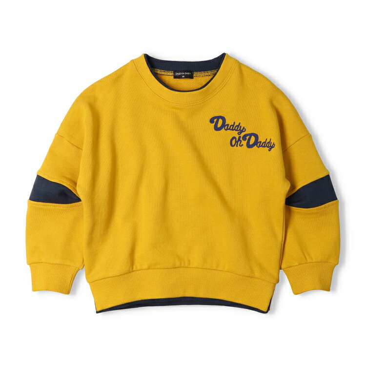 【25秋冬セール40％OFF】子供服 Daddy Oh Daddy (ダディオダディ) 配色裏毛トレー...