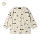 子供服 Daddy Oh Daddy (ダディオダディ) 日本製ダディロゴ総柄長袖Tシャツ・ロンT 90cm 100cm 110cm 120cm 130cm 140cm V54808