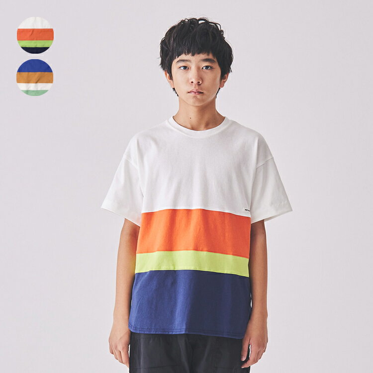 Rakuten - 子供服 Daddy Oh Daddy (ダディオダディ) 日本製 配色切替半袖Tシャツ 140cm〜160cm V32807