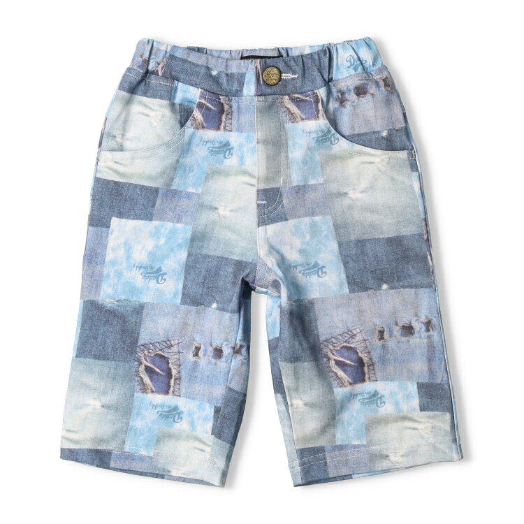 【25夏セール30％OFF】子供服 Daddy Oh Daddy (ダディオダディ) デニムパッチワー...