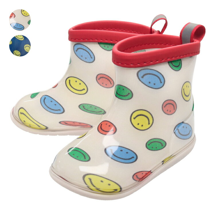 子供服 Daddy Oh Daddy (ダディオダディ) スマイルレインシューズ 長靴 14cm 15cm 16cm 17cm 18cm 19cm V17550