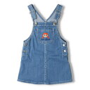 【全品20%OFFクーポン全品対象！11/30まで】 【23夏セール30％OFF】【子供服】 Daddy Oh Daddy (ダディオダディ) ダディコデニムジャンバースカート・ジャンスカ 90cm 100cm 110cm 120cm 130cm 140cm キッズ 女の子 V20300