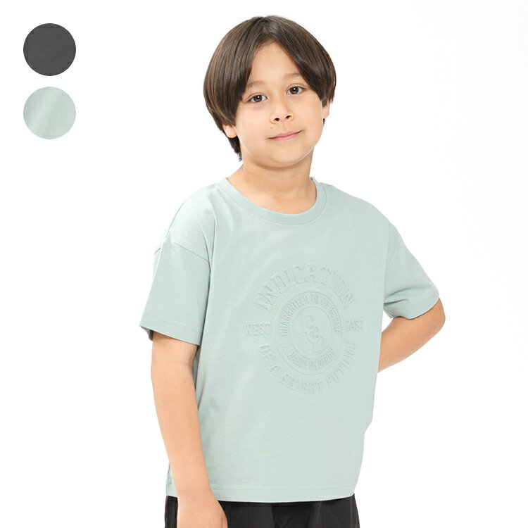 乐天商城 - 【26夏セール30％OFF】子供服 Daddy Oh Daddy (ダディオダディ) エンボス加工半袖Tシャツ 100cm 110cm 120cm 130cm 140cm 150cm 160cm V36807