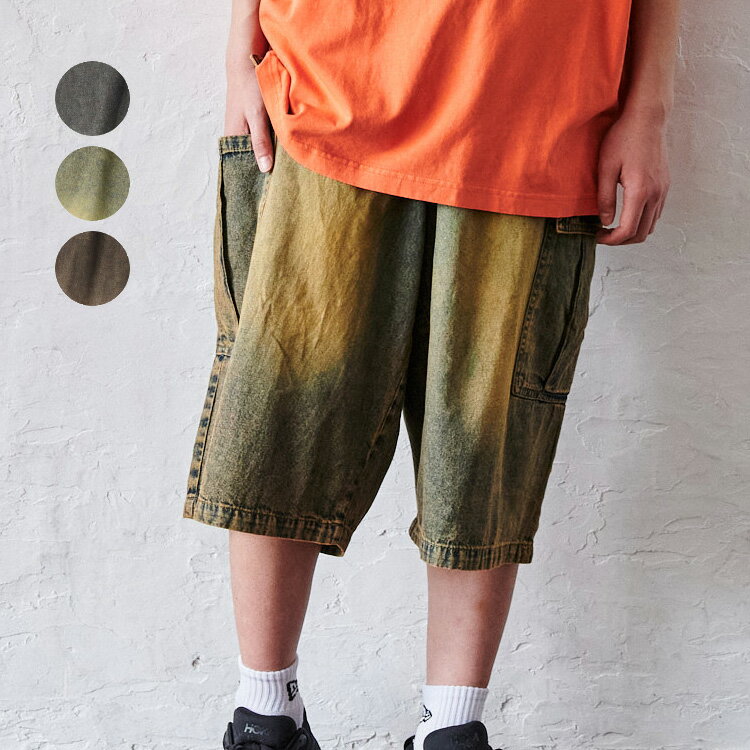 子供服 Daddy Oh Daddy (ダディオダディ) デニムカーゴハーフパンツ 100cm 110cm 120cm 130cm 140cm 150cm 160cm V37102