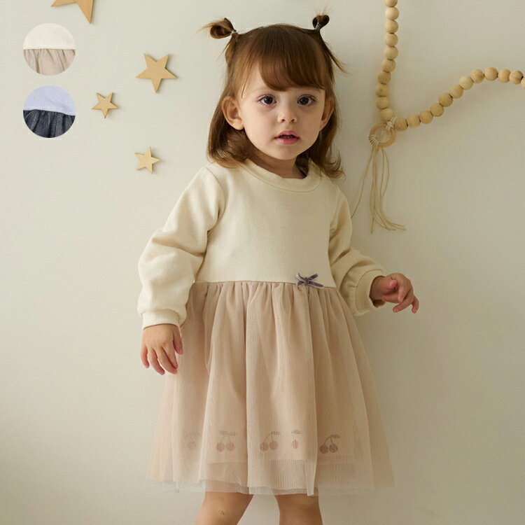 【店内全品15%OFFクーポン配布中!11/27 01:59まで!】【23秋冬セール50%OFF】 子供服 kid´s zoo (キッズズー) ワンピース風裏毛...