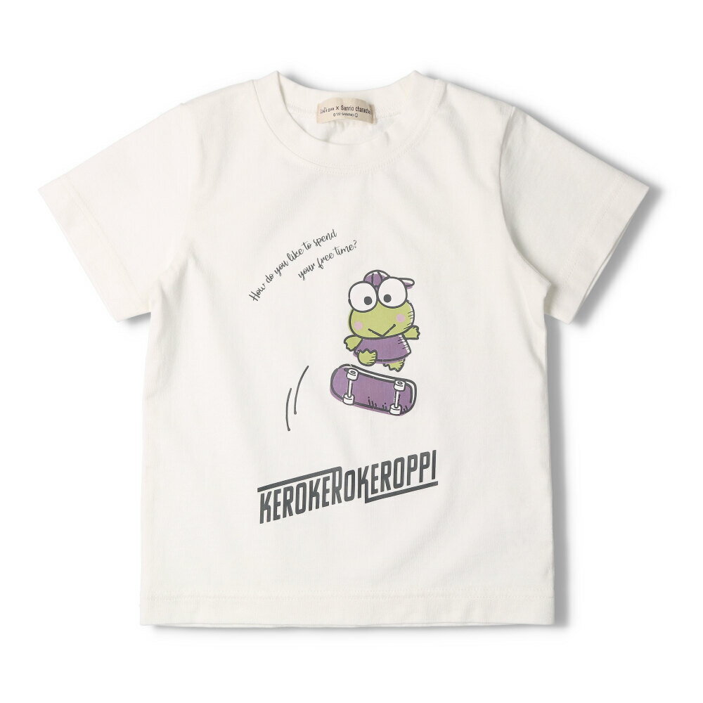 ★1100円均一★：【50%OFF】:【子供服】 kid´s zoo×Sanrio characters 半袖Tシャツ キッズ 男の子 女の子 W86800　サンリオキャラクターズ　ポチャッコ　タキシードサム　けろけろけろっぴ　バッドばつ丸　ハンギョドン　あひるのペックル