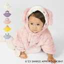 【4/30までP10倍！】【23秋冬セール10%OFF】 子供服 kid´s zoo×Sanrio characters サンリオキャラクターボアマント・ケープ S，M W60190 1