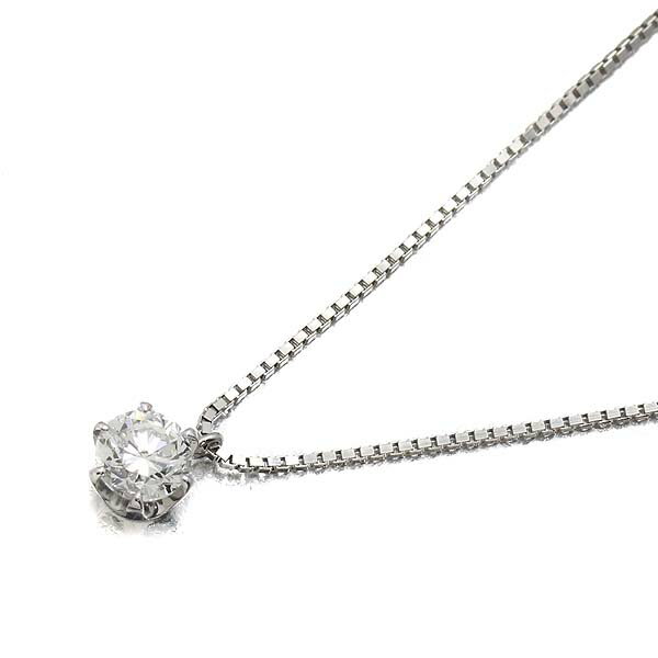 乐天商城 - プラチナ ダイヤモンド ネックレス Pt900 Pt850 D1.013ct J VS1 GOOD 45cm 5.2g レディース 4月誕生石 ジュエリー アクセサリー プレゼント 誕生日 ギフト 女性用 中古