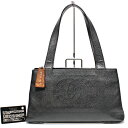 ヴィンテージ シャネル CHANEL ウッド柄チャーム セミショルダー ハンドバッグ キャビアスキン カーフレザー ブラック BAG ココマーク トートバッグ ...