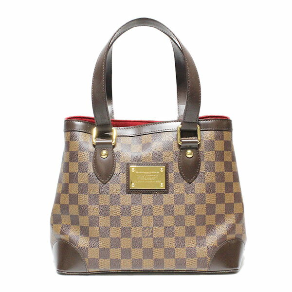 Rakuten - ルイ・ヴィトン LOUIS VUITTON ダミエ ハムステッドPM N51205 ハンドバッグ レディース 中古 廃番モデル ブラウン 通勤 通学 お出かけ ファッション 誕生日 プレゼント