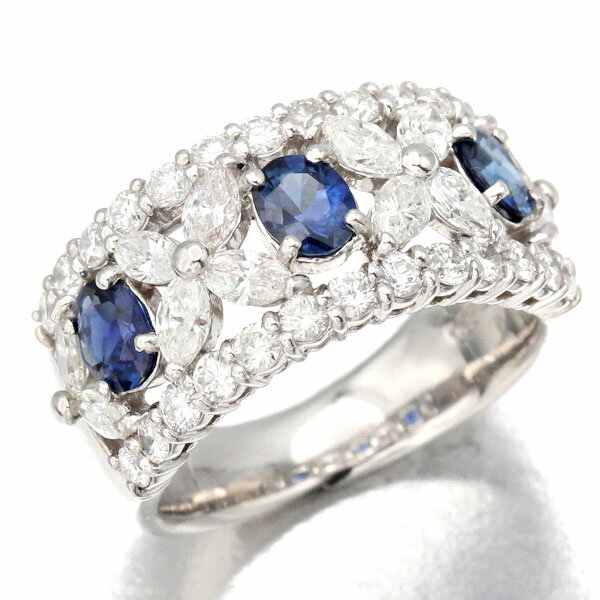 プラチナサファイアダイヤモンドリン...