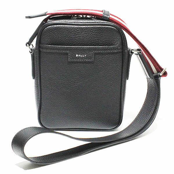 Rakuten - バリー BALLY クロスボディバッグ CODE CROSS NS ショルダーバッグ MAC02P VT397 メンズ 黒 レザー 斜め掛け 肩掛け 中古 お出かけ カジュアル ファッション 誕生日 プレゼント