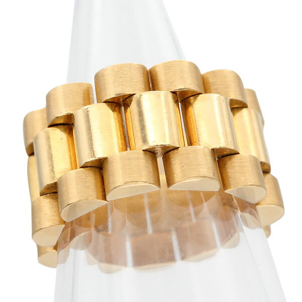 乐天商城 - K18YG チェーンデザイン リング 12号 イエローゴールド750 ジュエリー アクセサリー 女性 レディース 男性 メンズ ユニセックス おしゃれ ファッション バースデー 記念日 プレゼント