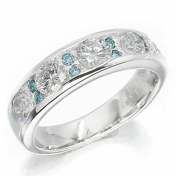 乐天商城 - プラチナ ダイヤモンド リング 10号 D1.001ct/D0.10ct Pt900 鑑別書 指輪 宝石 ジュエリー アクセサリー レディース 女性 ファッション おしゃれ 誕生石 4月 誕生日 バースデー プレゼント 可憐 シンプル 上品