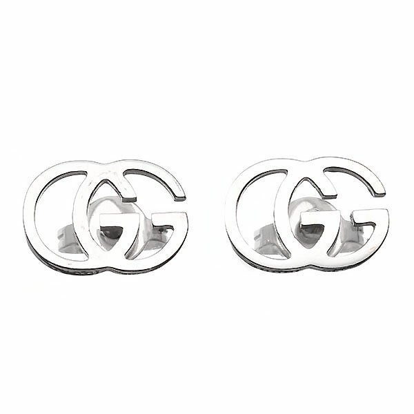 乐天商城 - グッチ GUCCI GGランニング スタッド ピアス K18WG 1.7g レディース 中古 正規品 18金 ホワイトゴールド 750 両耳 GG ロゴ ジュエリー アクセサリー ファッション 小物 プレゼント ギフト 記念日 ブランド