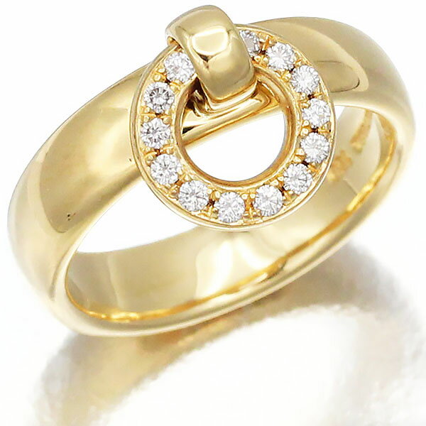 乐天商城 - ティファニー TIFFANY&Co. ドアノック リング K18YG ダイヤモンド 9.5号 7.3g レディース 中古 正規品 指輪 イエローゴールド 18金 ゴールド 750 ブランドジュエリー 人気 アクセサリー ギフト プレゼント 誕生日 記念日 ファッションリング