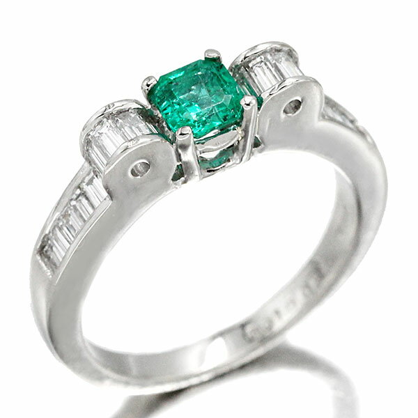 プラチナエメラルドダイヤモンドリン...