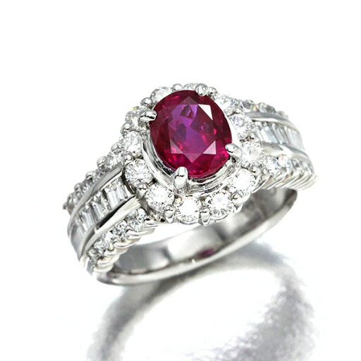 プラチナ ルビー ダイヤモンド リング 9号 R1.818ct D1.146ct Pt900 指輪 宝石 ジュエリー レディース 女性 誕生石 7月 誕生日 バースデー プレゼント プラチナ ルビー ダイヤモンド リング 9号 R1.818ct D1.146ct Pt900 指輪 宝石 ジュエリー レディース 女性 誕生石 7月 誕生日 バースデー プレゼント