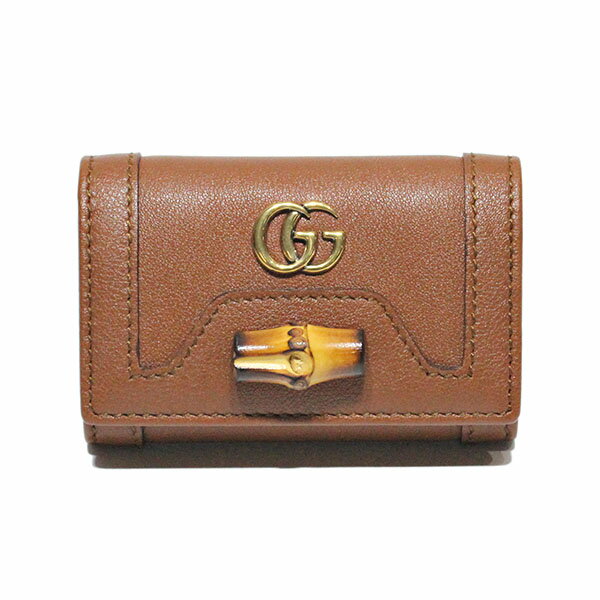 乐天商城 - グッチ GUCCI ダイアナ DIANA 6連 キーケース 658636 バンブー レザー ブラウン 鍵 男性 メンズ 女性 レディース ユニセックス おしゃれ ファッション 誕生日 バースデー 記念日 プレゼント ブランド