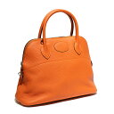 エルメス HERMES ボリード31 トリヨンクレマンス ハンドバッグ ショルダーバッグ 2WAY □R刻印 2014年製 オレンジ レディース 女性 通勤 日常使い デート 誕生日 バースデー プレゼント ブランド(4)