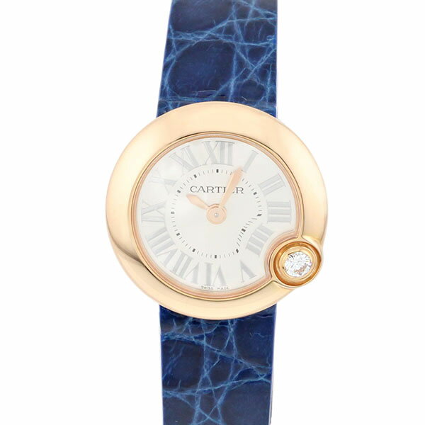 カルティエ Cartier バロンブラン ドゥ カルティエ WGBL0002 K18PG 1Pダイヤ ...