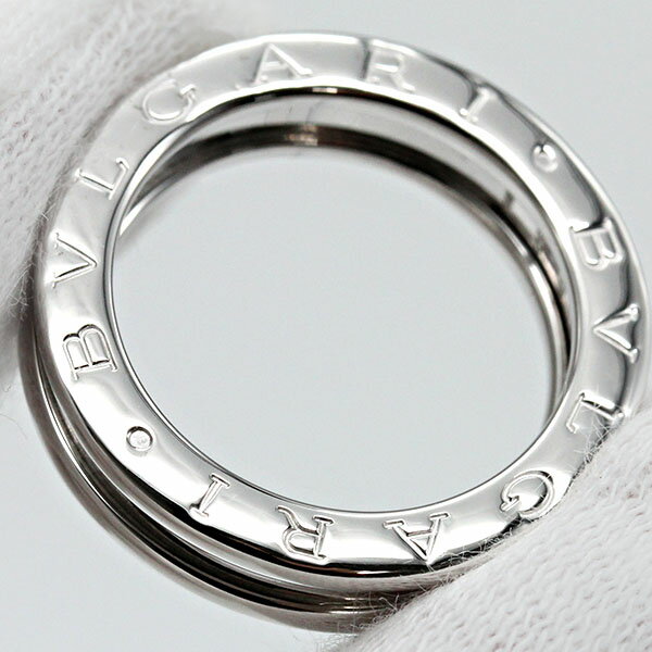 ブルガリ BVLGARI ビー・ゼロワン B-zero1 K18WG リング #50 ホワイトゴールド750 新品仕上げ済み 1バンド 指輪 ジュエリー ブランド 女性 レディース ユニセックス 誕生日 バースデー 贈り物 プレゼント 定番 人気 高級