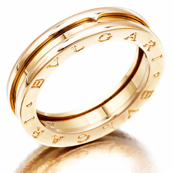 乐天商城 - ブルガリ BVLGARI ビー・ゼロワン リング K18PG #57 8.2g メンズ レディース 中古 正規品 18金 750 ピンクゴールド 指輪 アクセサリー ジュエリー ファッション ブランド 男女兼用 ギフト プレゼント 誕生日 記念日 贈り物