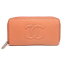 シャネル CHANEL ヴィンテージ ココマーク ラウンドファスナー 長財布 キャビアスキン 女性 ウォレット ブランド 20代 30代 40代 50代(4)